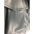 Women's PU Leather Black Casual Jacket